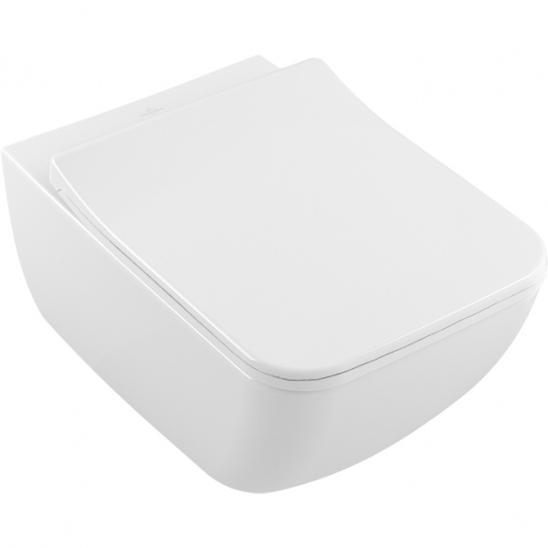 Подвесной унитаз Villeroy & Boch Legato 5663RLR1 с сиденьем soft close фото