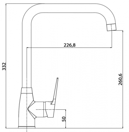Смеситель для кухни Cezares Lana LANA-LLM2-01 фото