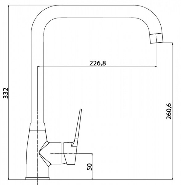 Смеситель для кухни Cezares Lana LANA-LLM2-01 фото