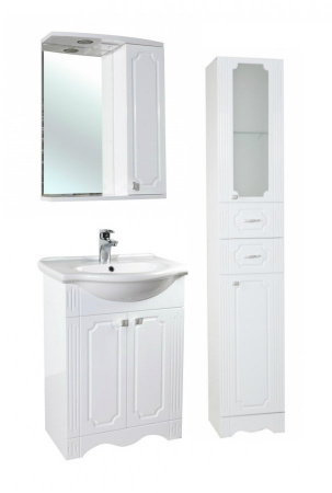 Тумба под раковину Bellezza Кантри-60 белая фото