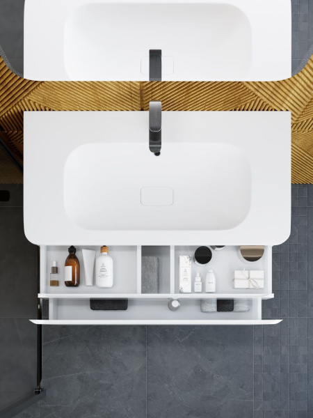 Тумба под раковину Art&Max Sanremo AM-Sanremo-1000-1C-SO-BL 100 см фото