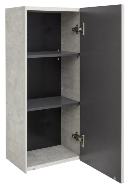 Подвесной шкаф Акватон Сохо 1A258403AJ9A0 слэйт / галька серая фото