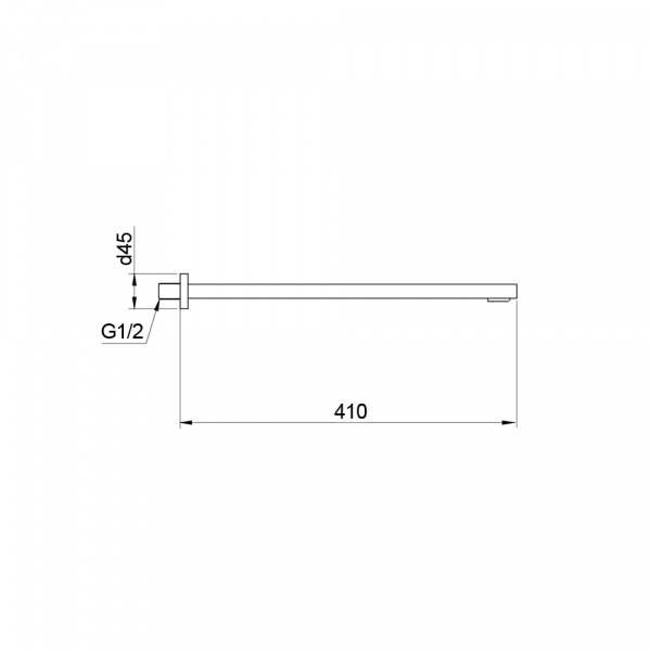 Кронштейн для верхнего душа Raiber RF-22 фото