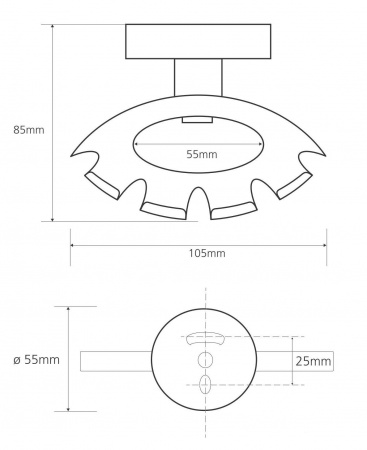 Держатель зубных щеток Bemeta Dark 104110030 фото