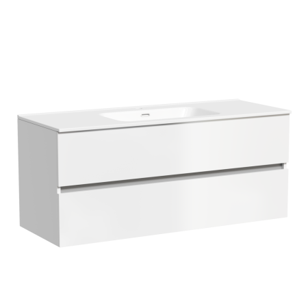 Тумба под раковину Sancos Urban UR120-1W белый глянец фото