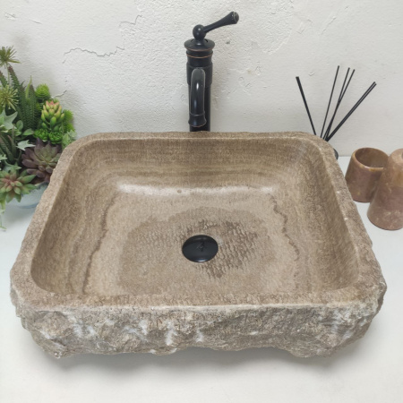 Накладная раковина из оникса Erozy Sunset EO-01500 (55*45*16) фото