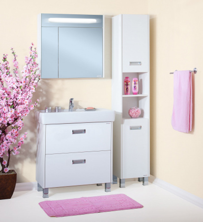 Тумба с раковиной Бриклаер Палермо 80/2 фото