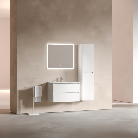 Тумба под раковину Sancos Libra LB80W белая фото