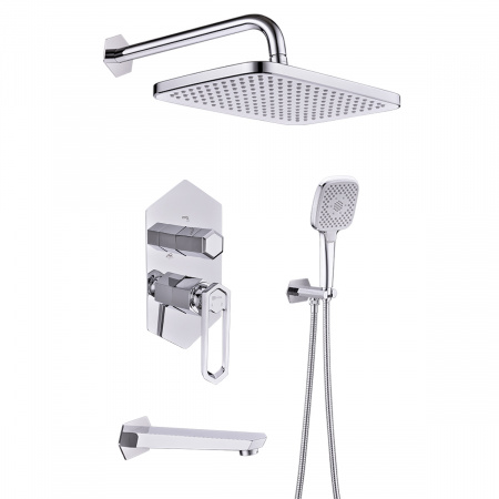 Душевая система скрытого монтажа Lemark Prizma LM3922C фото