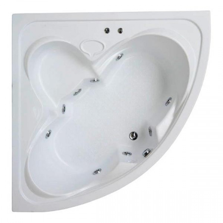 Ванна акриловая с гидромассажем Bas Дрова 160х160 фото