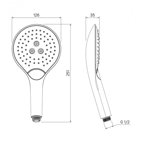 Душевая лейка Iddis Hand Shower 0903F00i18 фото