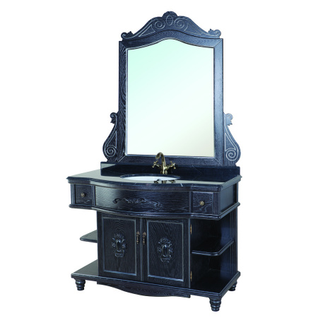 Зеркало Bellezza Аврора 115 черное фото