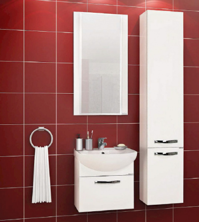 Зеркало Акватон Ария 50 1A140102AA010 белое фото