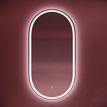 Зеркало с подсветкой Sancos Oval OV55F 55x105 фото