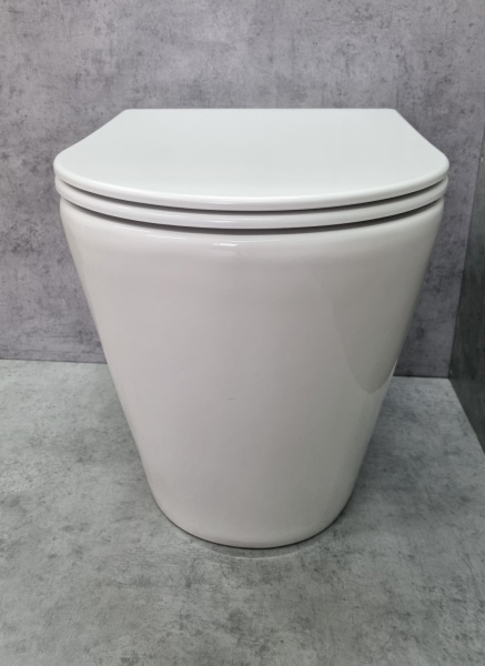 Унитаз приставной CeramaLux NS-3178 с сиденьем soft close фото