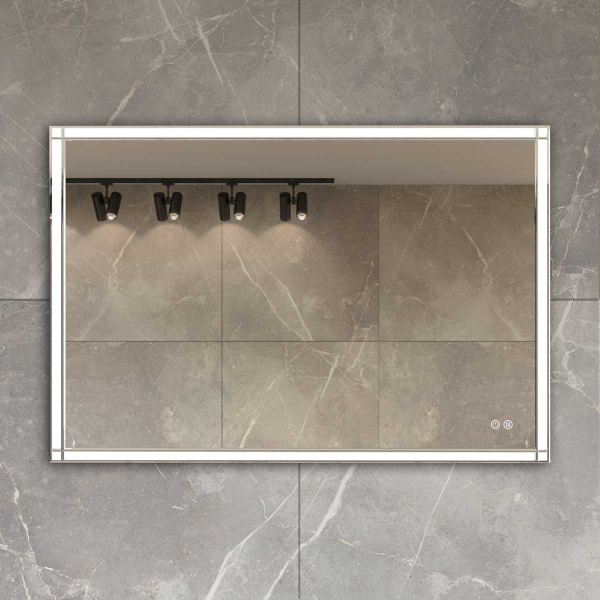 Зеркало сенсорным выключателем и диммером, с функцией антизапотевания Vincea VLM-3VN120-2 120x80 фото