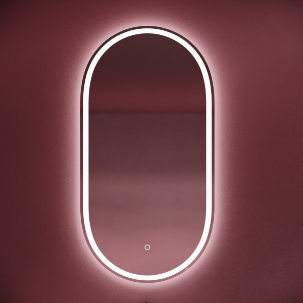 Зеркало с подсветкой Sancos Oval OV55F 55x105 фото