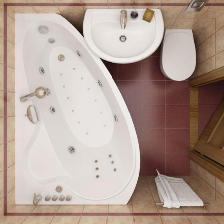 Акриловая ванна Triton Пеарл-Шелл 160х104 R фото