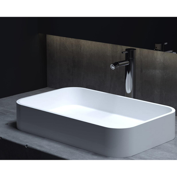 Накладная раковина Salini Callista 1101104G 54x34 белый глянец фото