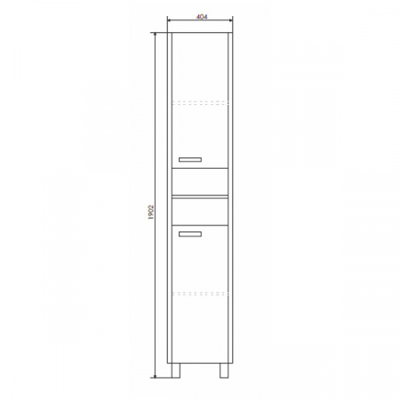 Шкаф-пенал Comforty Марио-40 сосна лоредо фото