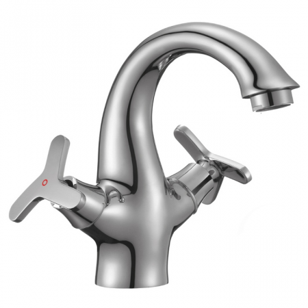 Смеситель для раковины двухвентильный Rossinka RS 40 RS40-61 фото