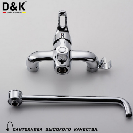 Смеситель для ванны с душем D&K Eucharius Rhein DA1373301 фото