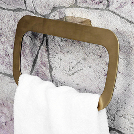 Полотенцедержатель WasserKRAFT Aisch K-5960 матовое золото фото