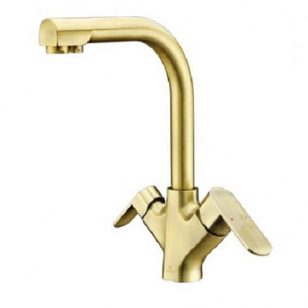 Смеситель для кухни кухни с фильтром для воды Kaiser Arena 33066-1 бронза фото