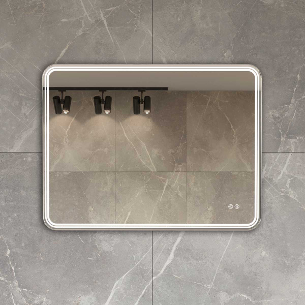 Зеркало сенсорным выключателем и диммером, с функцией антизапотевания Vincea VLM-3MA800-2 80x60 фото