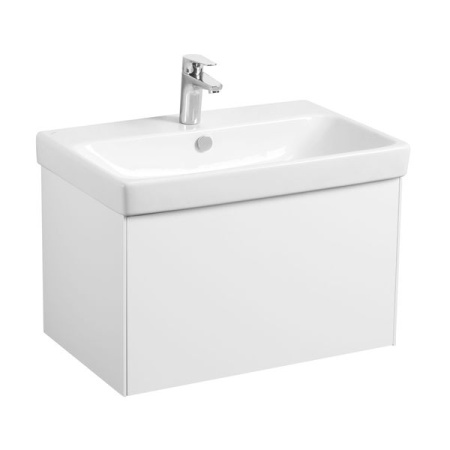 Тумба с раковиной Акватон Асти 70 1A263001AX2B0 белый глянец фото
