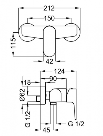 Смеситель для душа Cezares Stella STELLA-DM-01-Cr фото