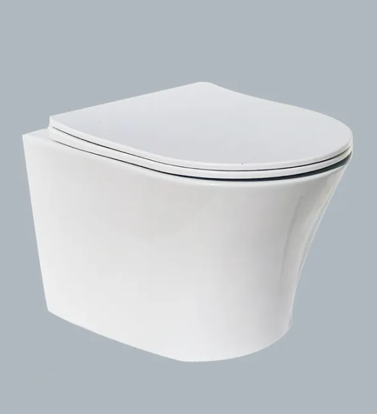 Унитаз подвесной безободковый Cerutti SPA Adige Aria CT9245 с сиденьем, белый матовый фото
