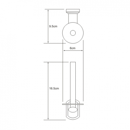 Держатель для туалетной бумаги WasserKRAFT Oder K-3097 фото