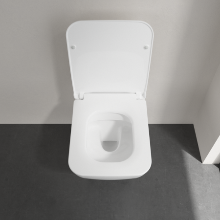Подвесной унитаз безободковый Villeroy & Boch Venticello 4611RL01 с сиденьем фото