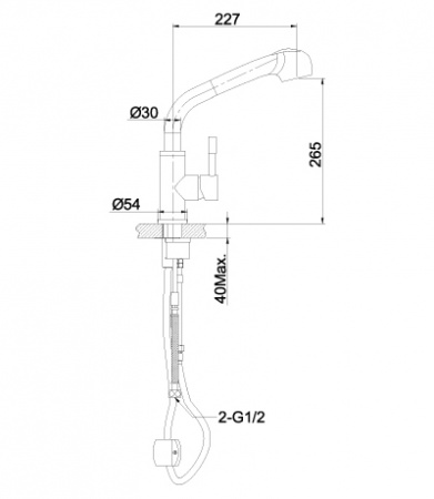 Смеситель для кухни Lemark Expert LM5076S фото