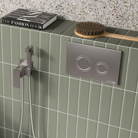 Гигиенический душ со смесителем WasserKRAFT A71338 никель фото