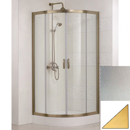 Душевой уголок Cezares Modena MODENA-R-2-100-P-G 100x100 см фото