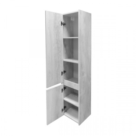 Шкаф-пенал Comforty Бремен-35 дуб белый фото