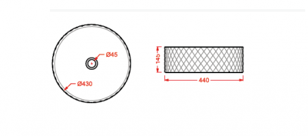 Накладная раковина Artceram Millerighe OSL010 01 00 bi фото