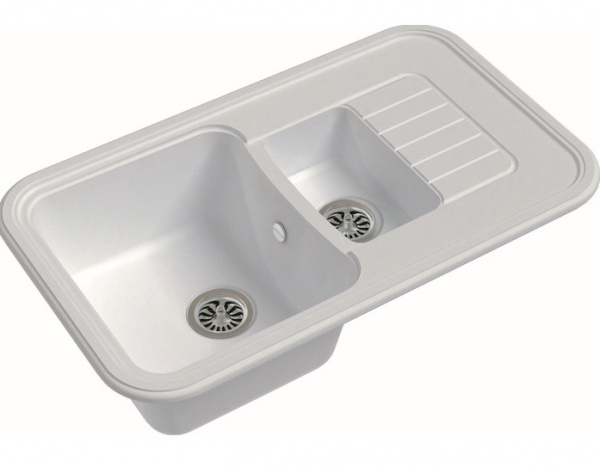 Мойка кухонная Ewigstein Antik A- 60KF иней фото