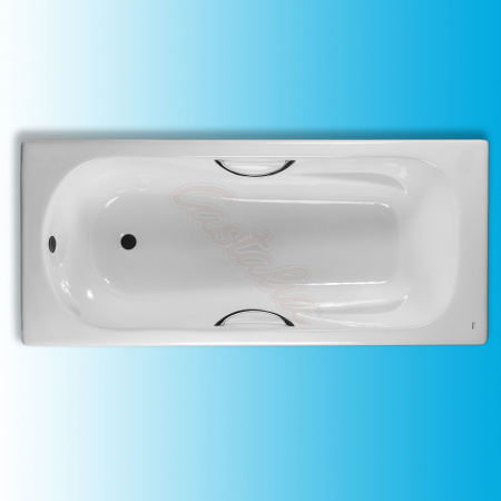 Чугунная ванна Castalia Paola 170x75 с ручками фото