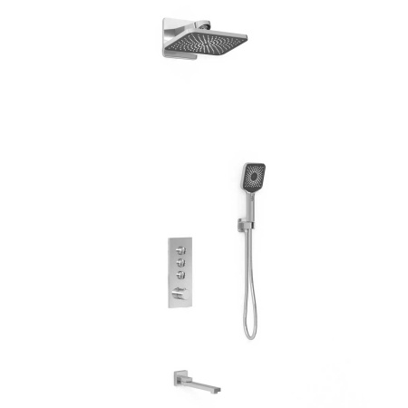 Душевая система скрытого монтажа с термостатом Vincea Inspire VSFW-433TI4CH хром фото