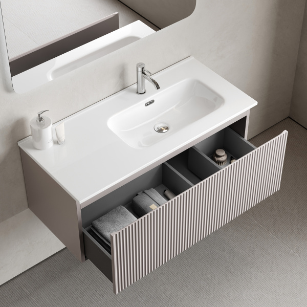 Тумба под раковину Sancos Snob R 1.0 SNR1.0100RSM Doha Soft фото