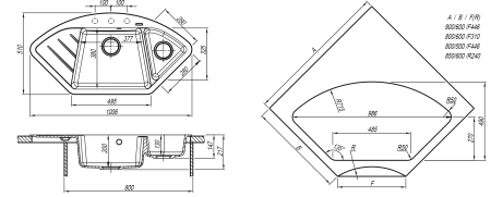 Кухонная мойка ВЕСТА Florentina 20.285.Е1005 мокко фото