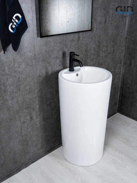 Раковина напольная GID NB 135 46х44 фото