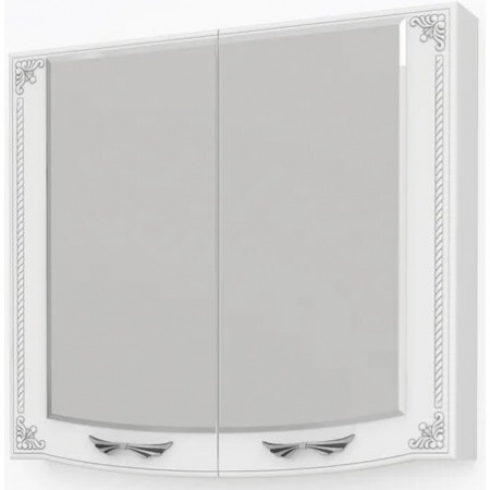 Зеркало-шкаф Kaksa Классик-Д 004150 80 см серебро фото