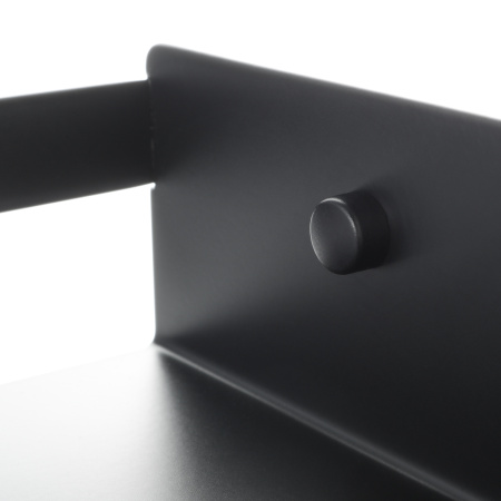 Металлическая полка Fixsen Hotel FX-31003G черная фото