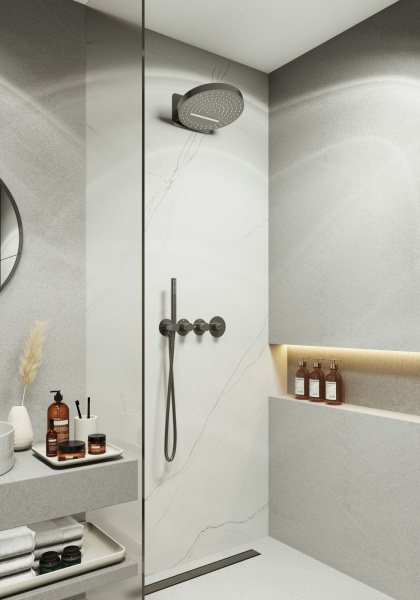 Душевая система скрытого монтажа Timo Saona SX-2329/18SM черное золото фото