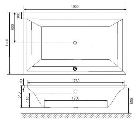 Акриловая ванна Excellent CROWN LUX 190x120 WAEX.CRO19WH фото
