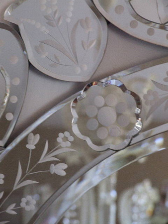 Зеркало венецианское в раме Art-Zerkalo Charm VZ128SL 80 см фото